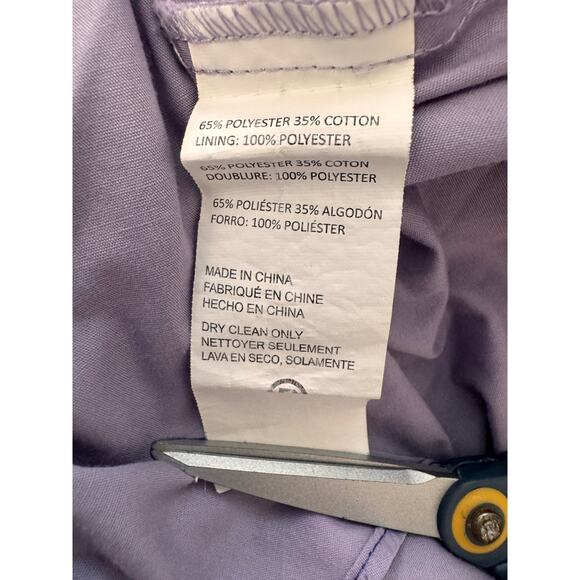 BIBHU MOHAPATRA Collective Purple Pleated Panel Casual Dress Size 6 - Picture 8 of 8